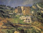 Paul Cezanne Maisons a L-Estaque oil painting reproduction